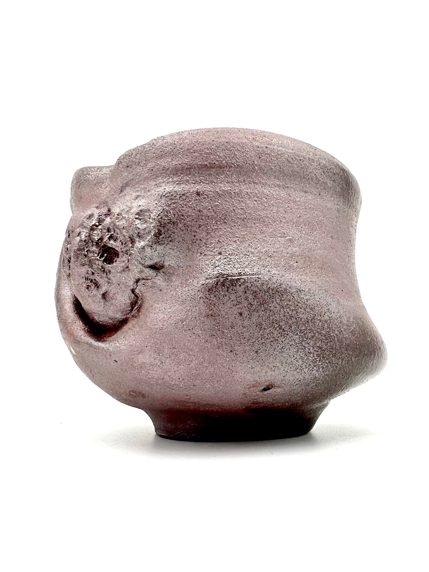 Dark Coral Woodfired Cup 1