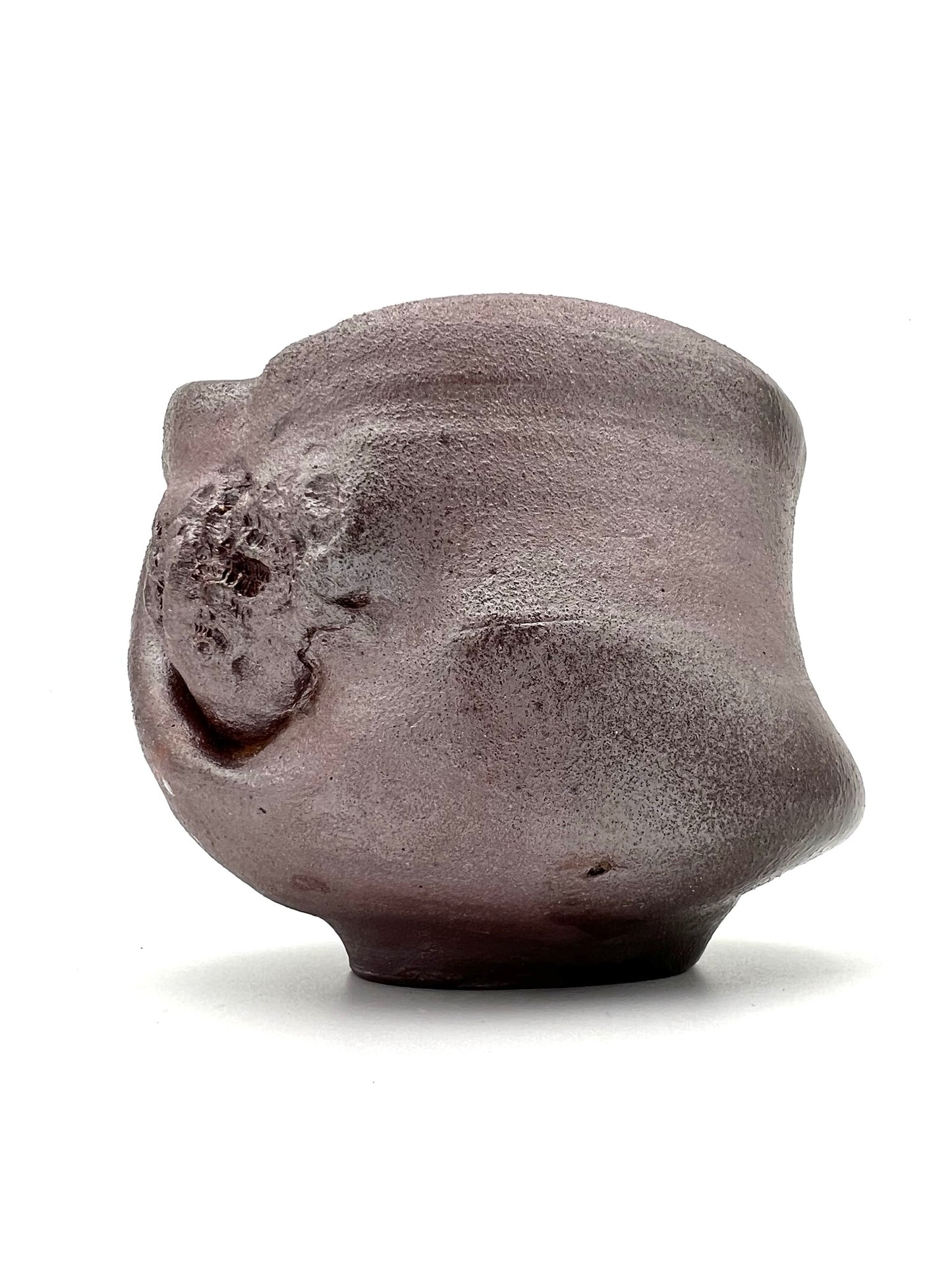 Dark Coral Woodfired Cup 1
