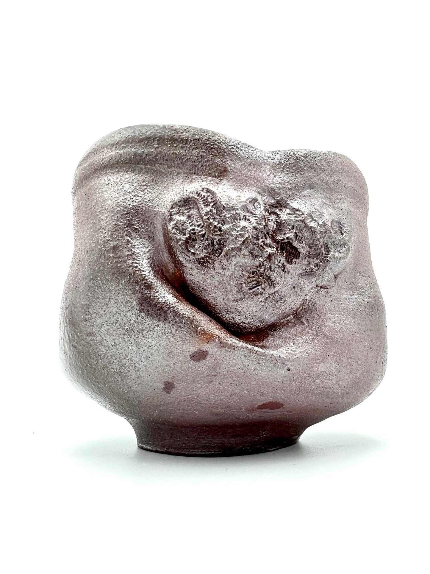 Dark Coral Woodfired Cup 1