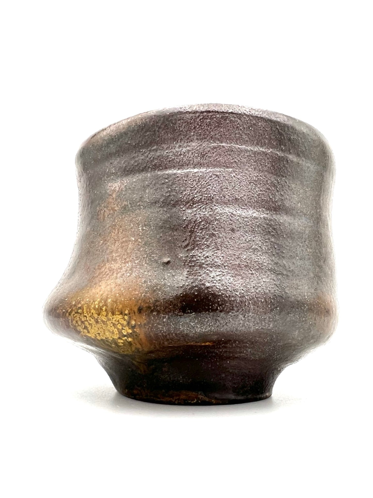 Dark Coral Woodfired Cup 1