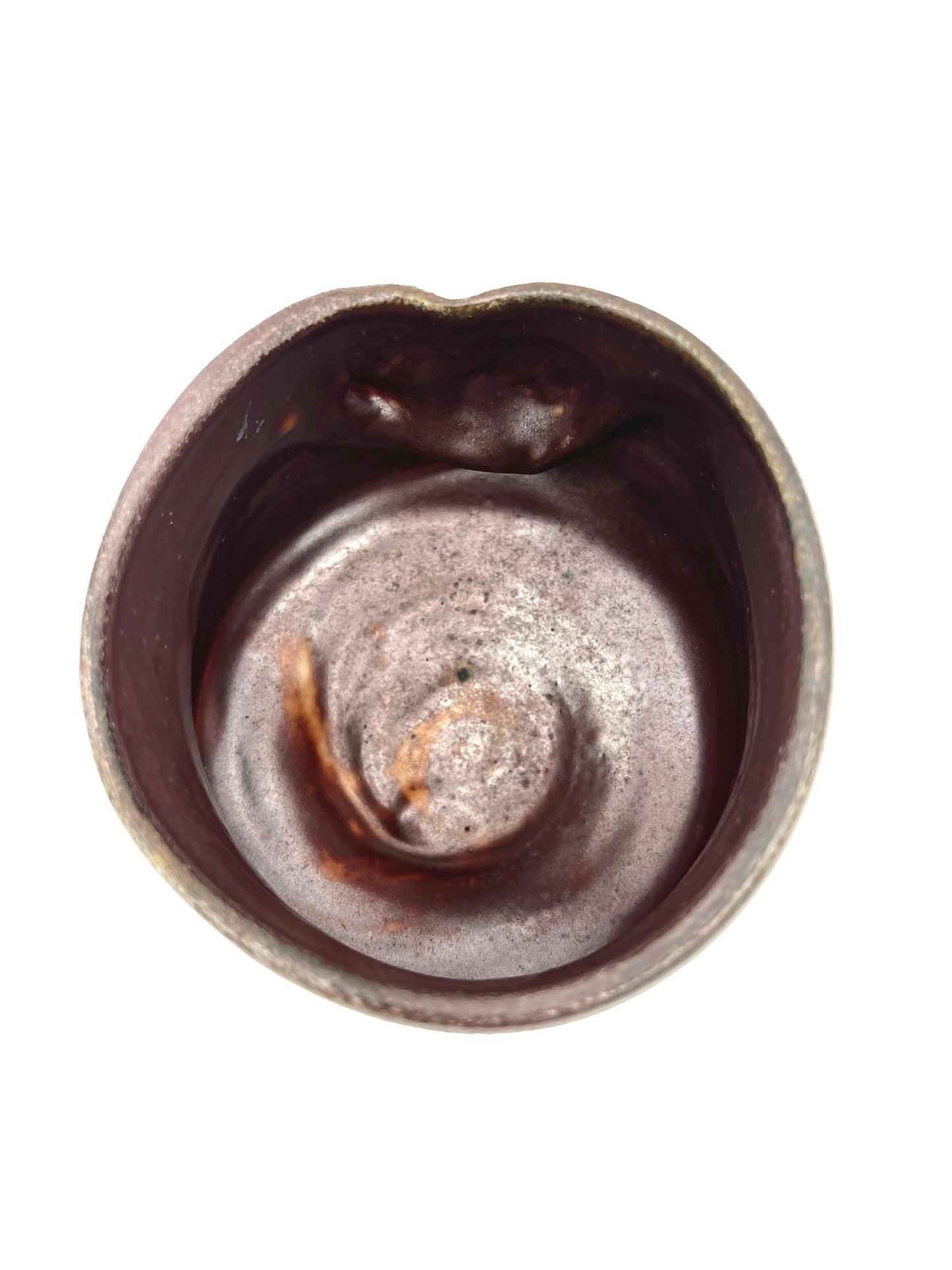 Dark Coral Woodfired Cup 1