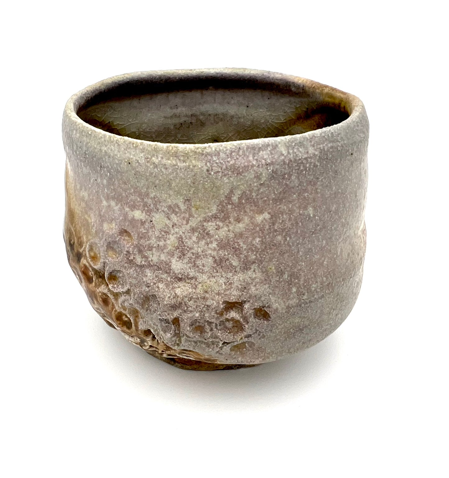 Woodfired Coral Tea Bowl