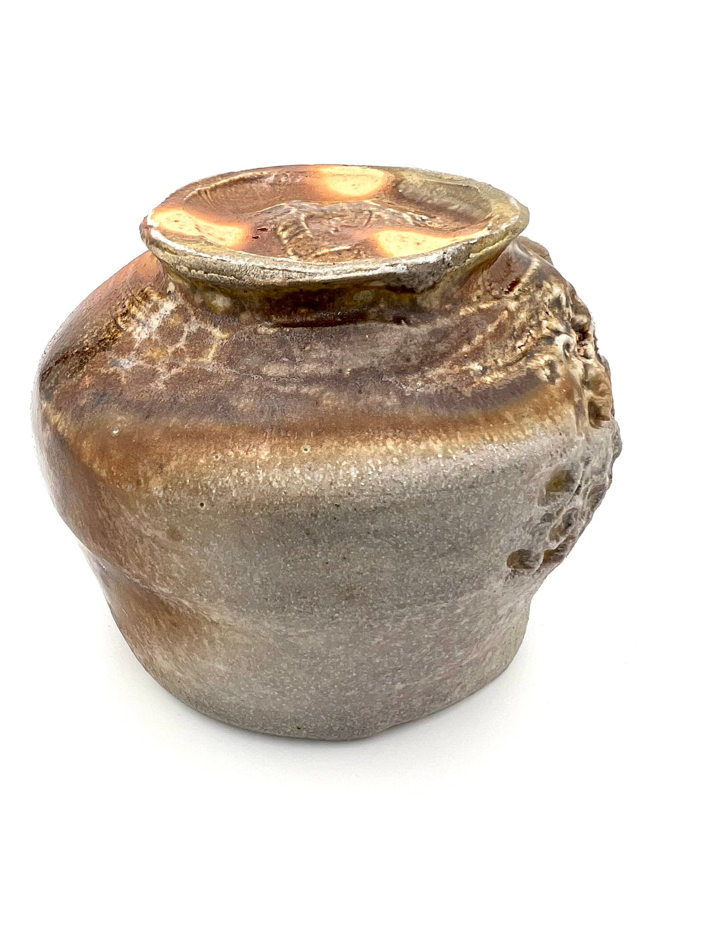 Woodfired Coral Tea Bowl