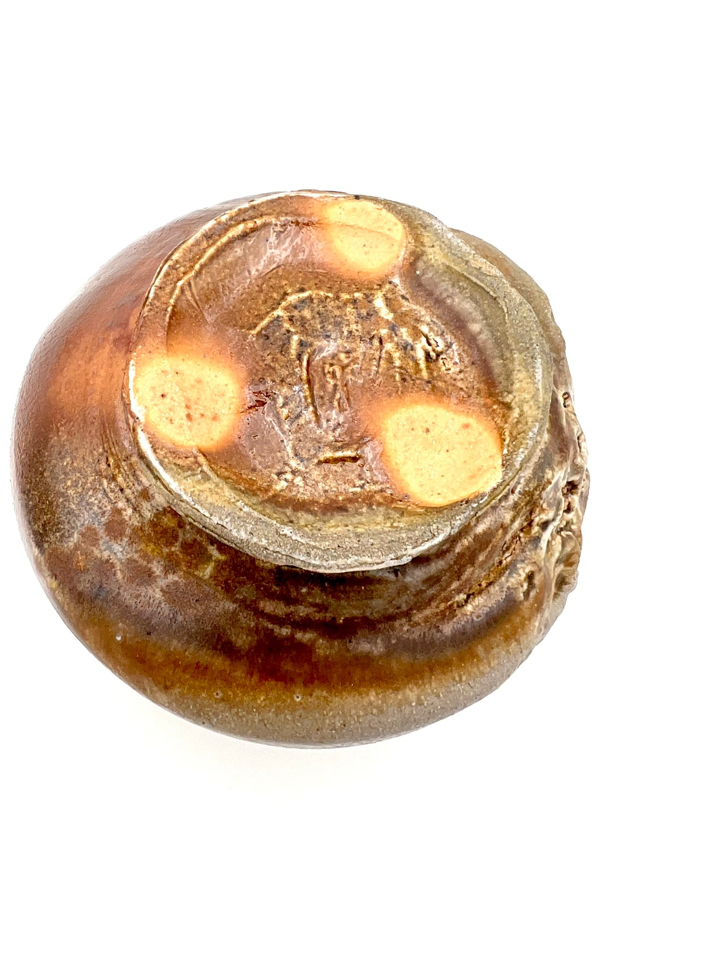 Woodfired Coral Tea Bowl