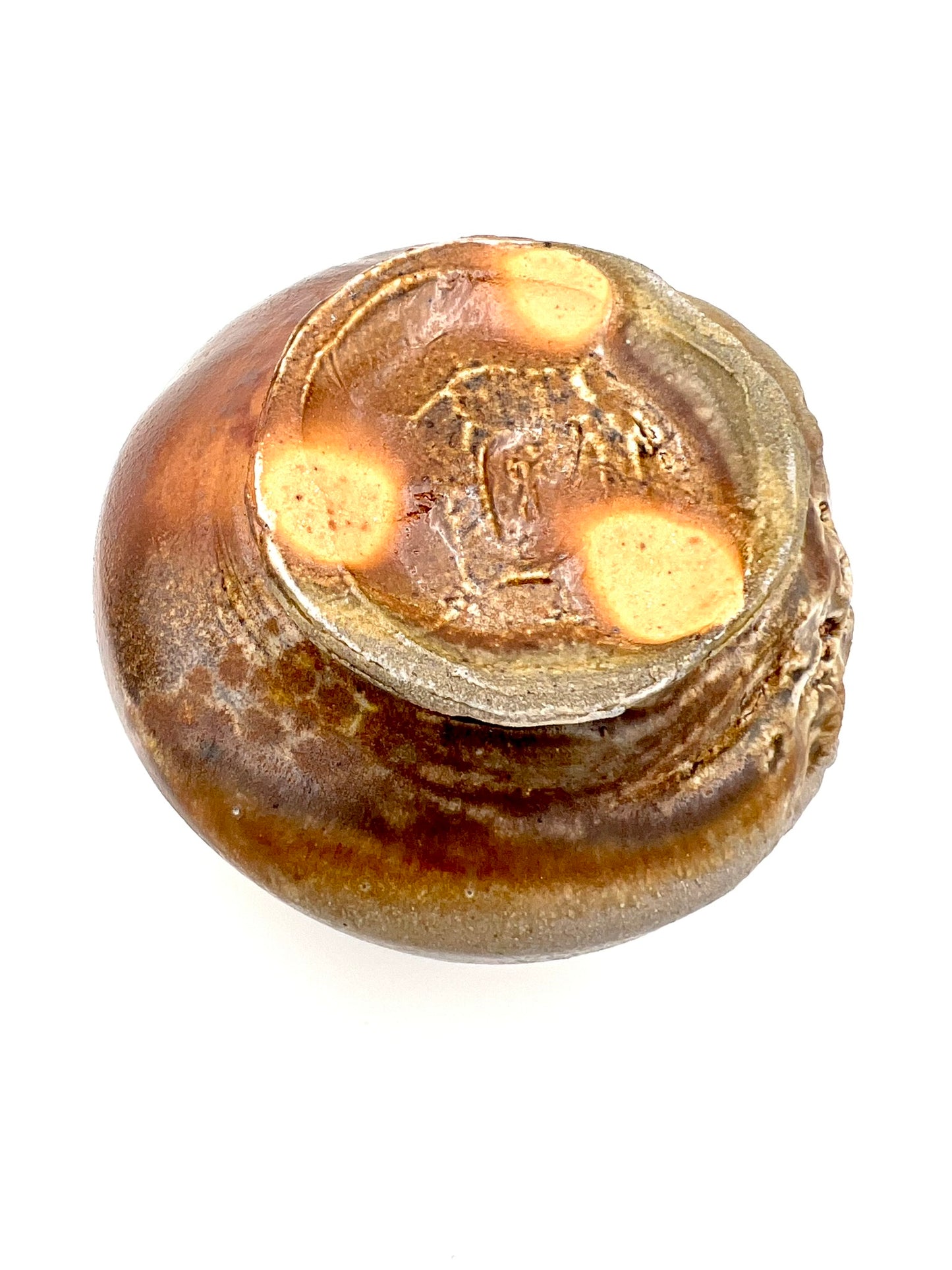 Woodfired Coral Tea Bowl