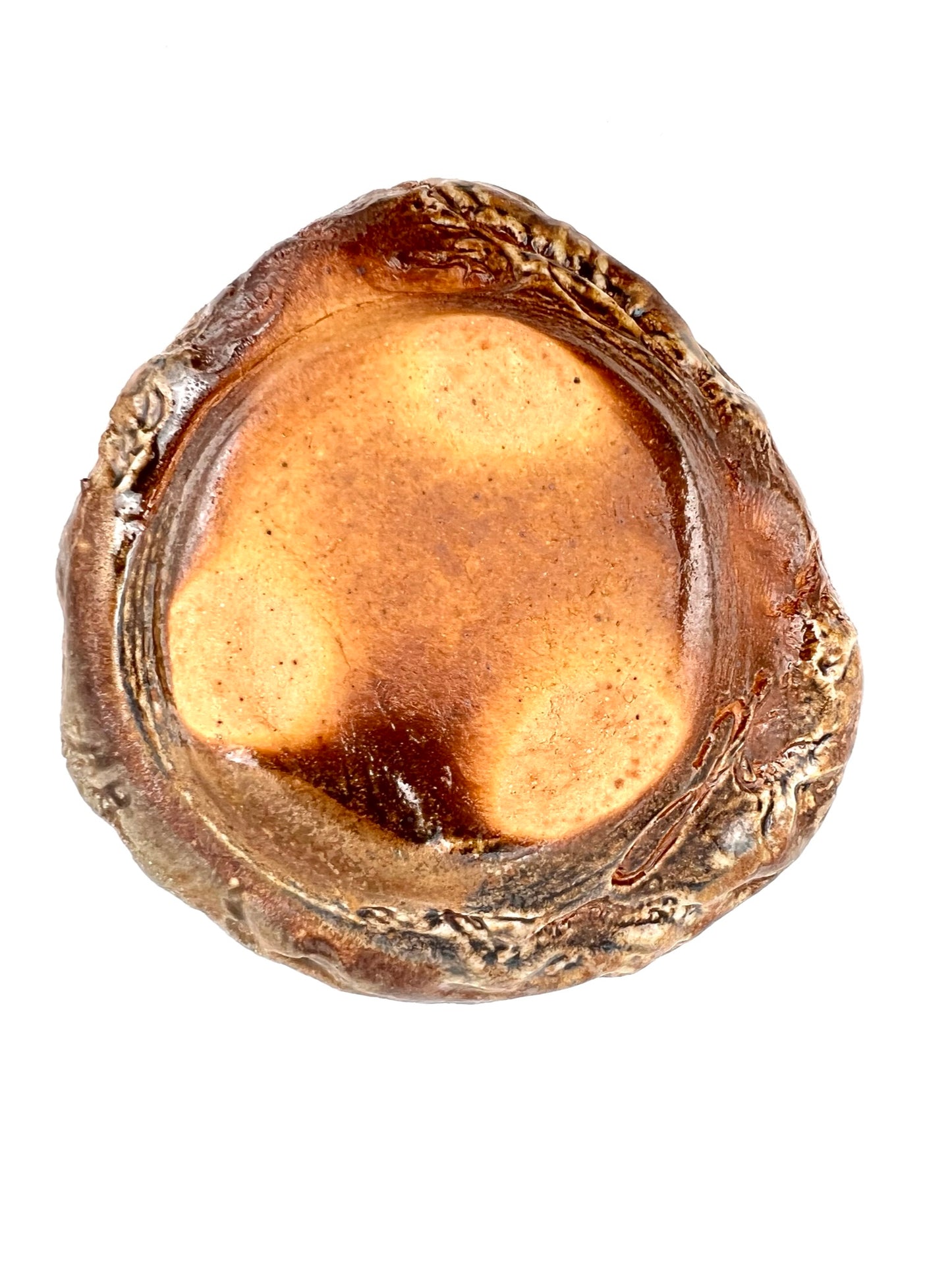 Woodfired Coral Tea Bowl 2