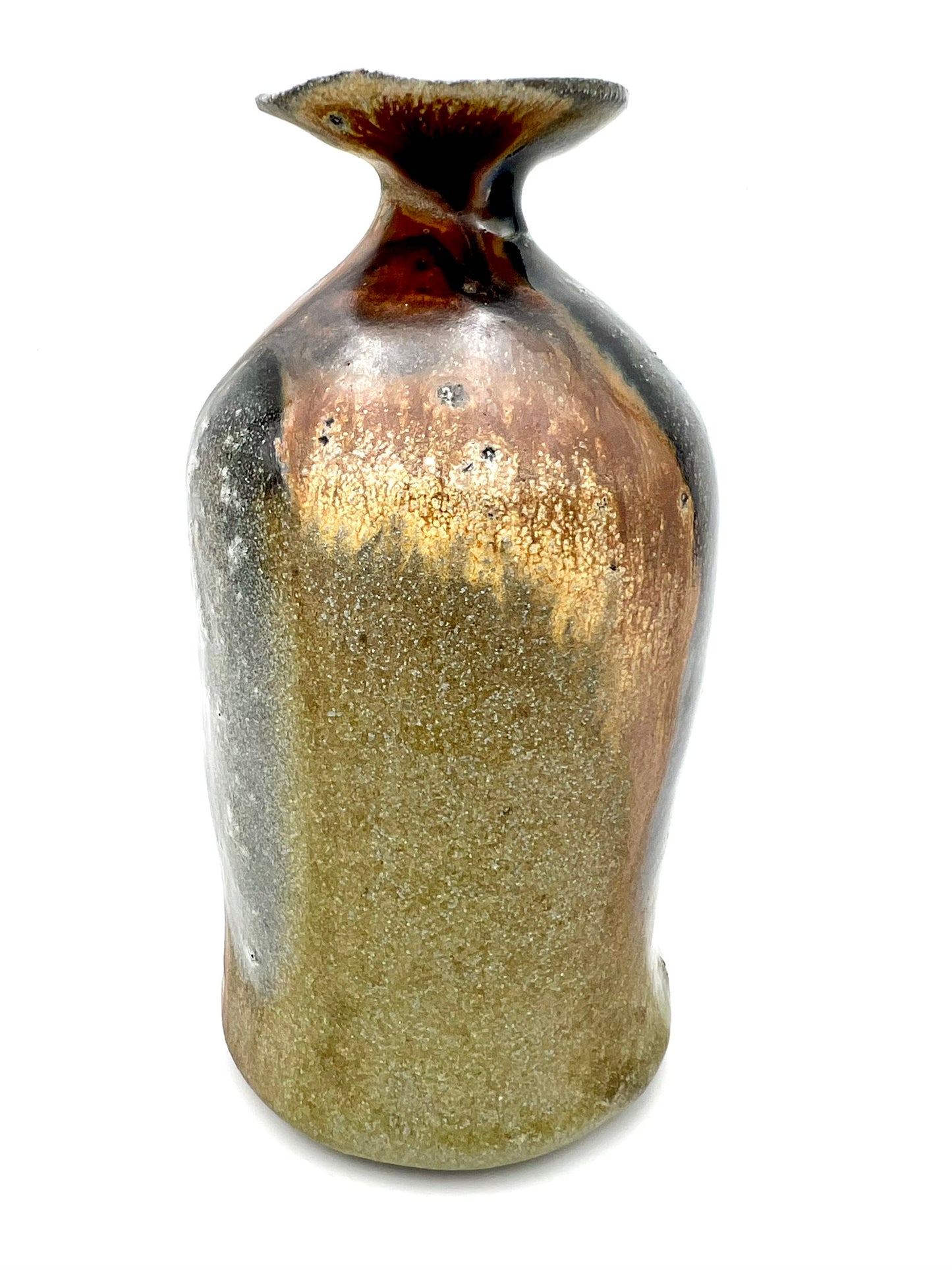 Rutile Reduction Bud Vase