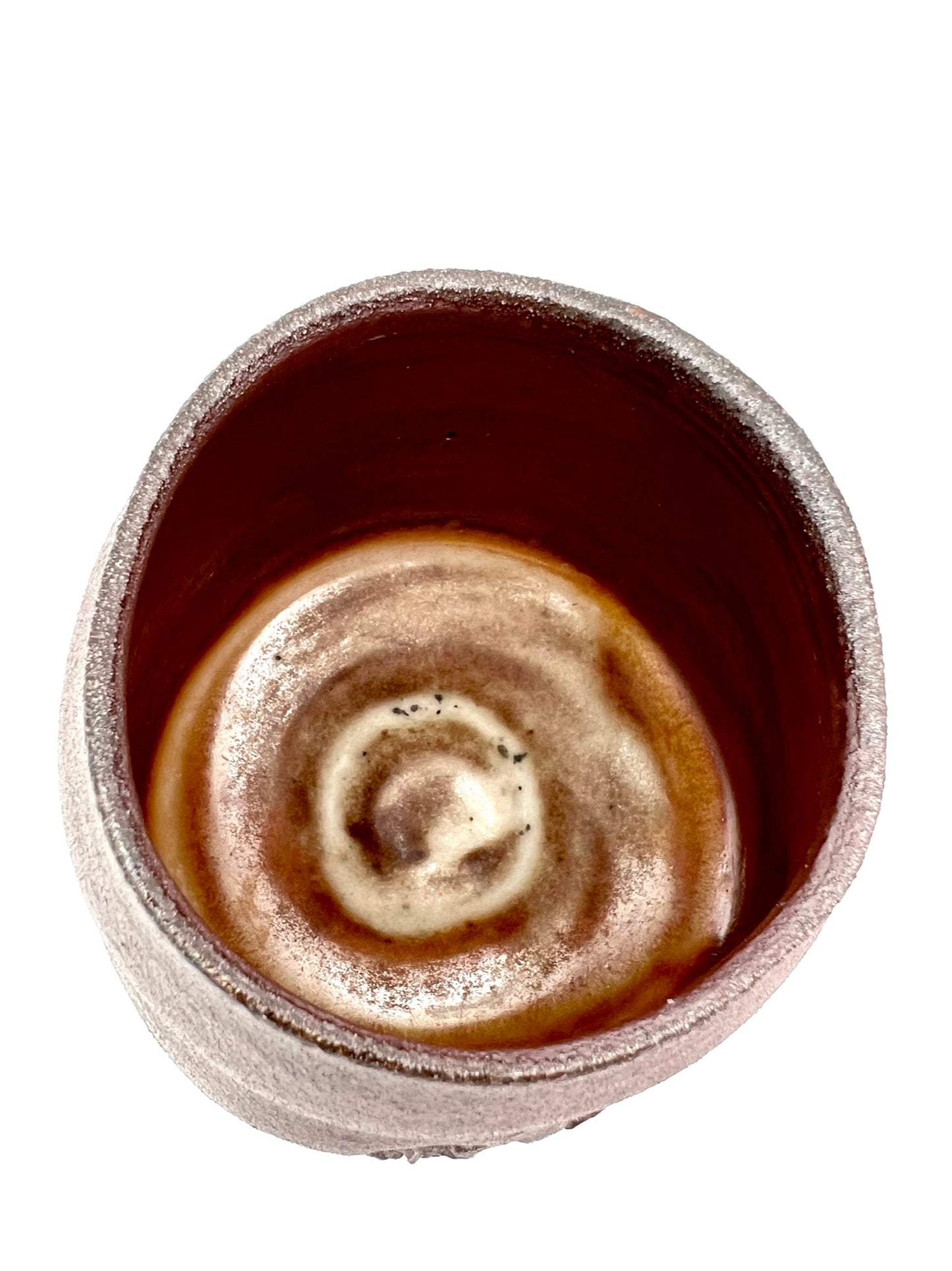 Dark Coral Woodfired Cup 2