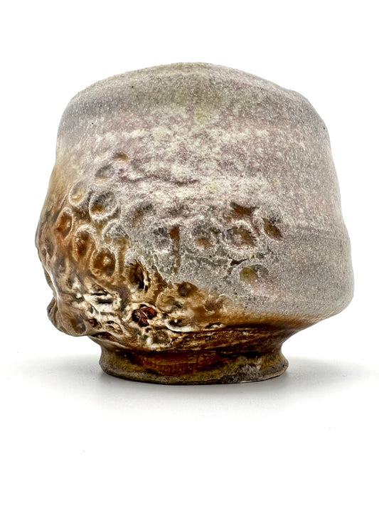 Woodfired Coral Tea Bowl