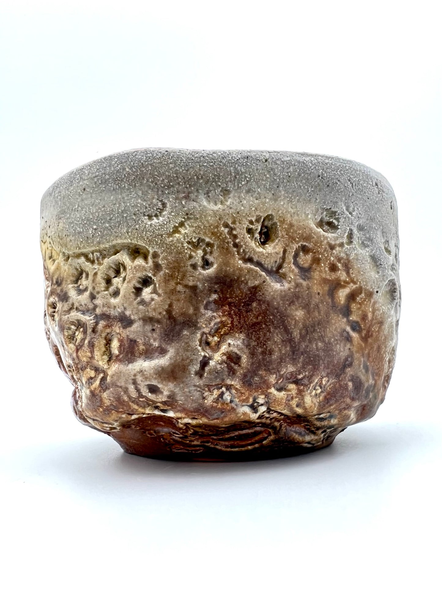 Woodfired Coral Tea Bowl 2