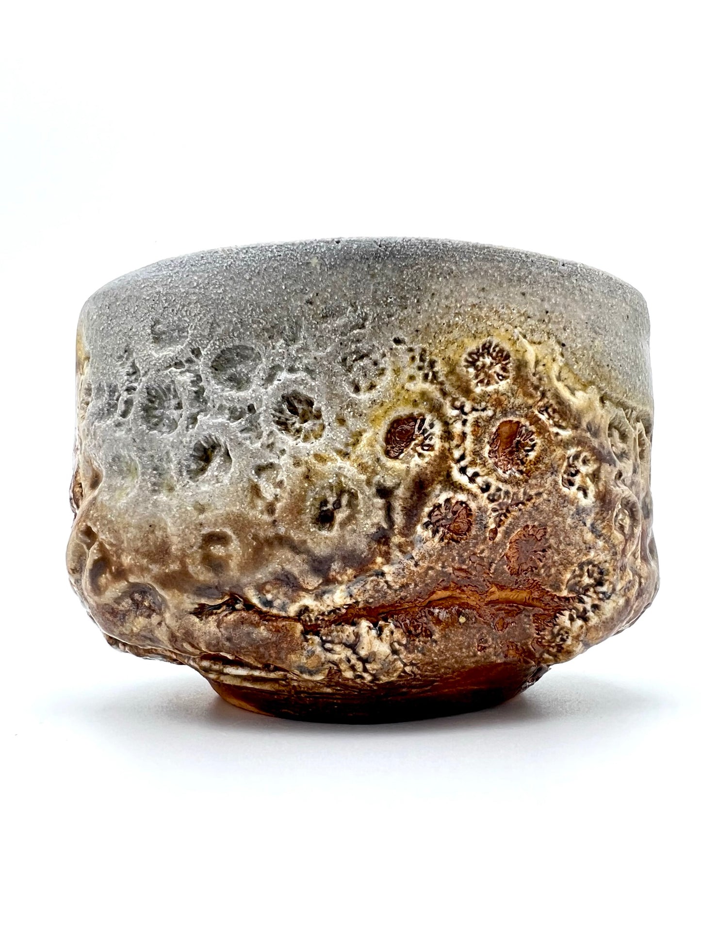 Woodfired Coral Tea Bowl 2