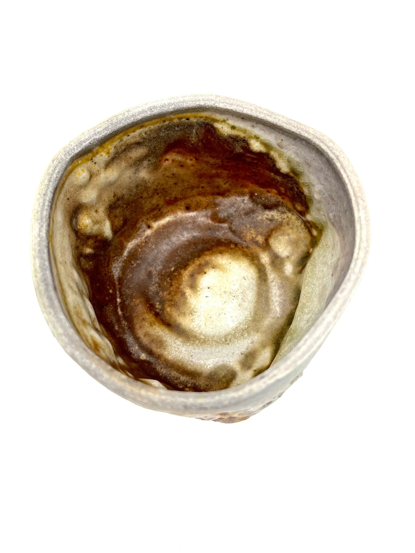 Woodfired Coral Tea Bowl 2